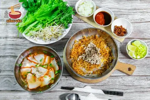 Hình ảnh mì xá xíu khô