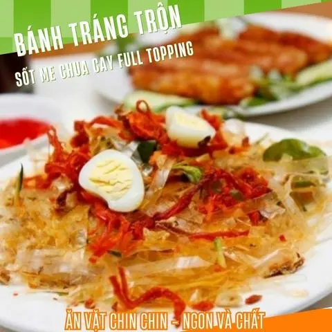 Hình ảnh Bánh tráng trộn sốt me chua cay ( FULL TOPPING )
