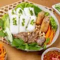 Hình ảnh Bánh Hỏi Thịt Nướng - Chả Giò
