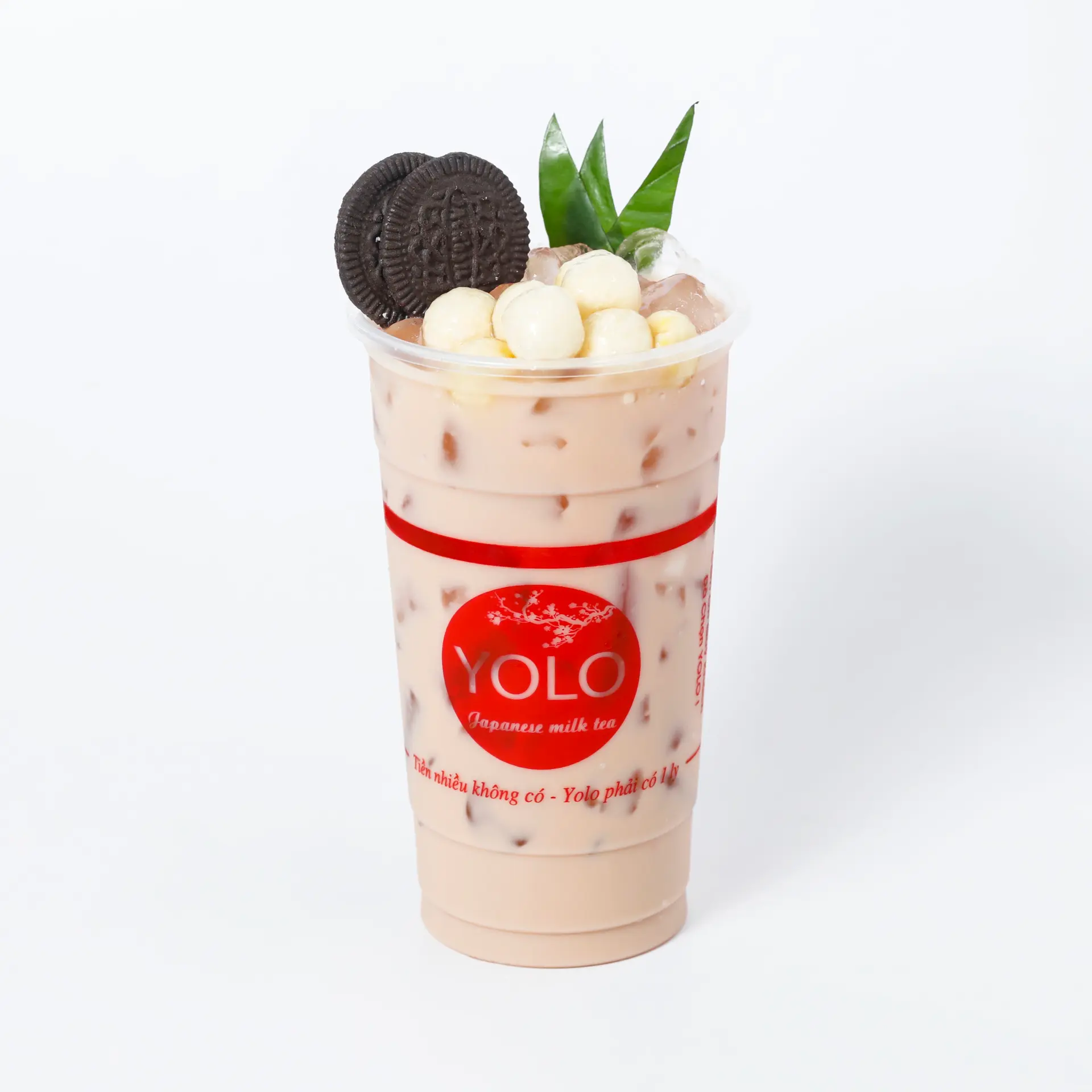 Hình ảnh Trà sữa cookie phô mai viên