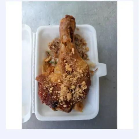 Hình ảnh Xôi đùi gà tỏi
