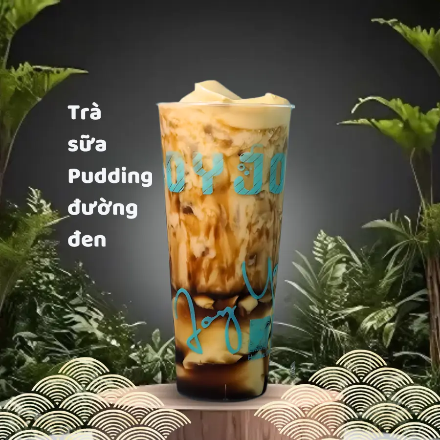 Hình ảnh Trà sữa Pudding Phô mai Lạnh