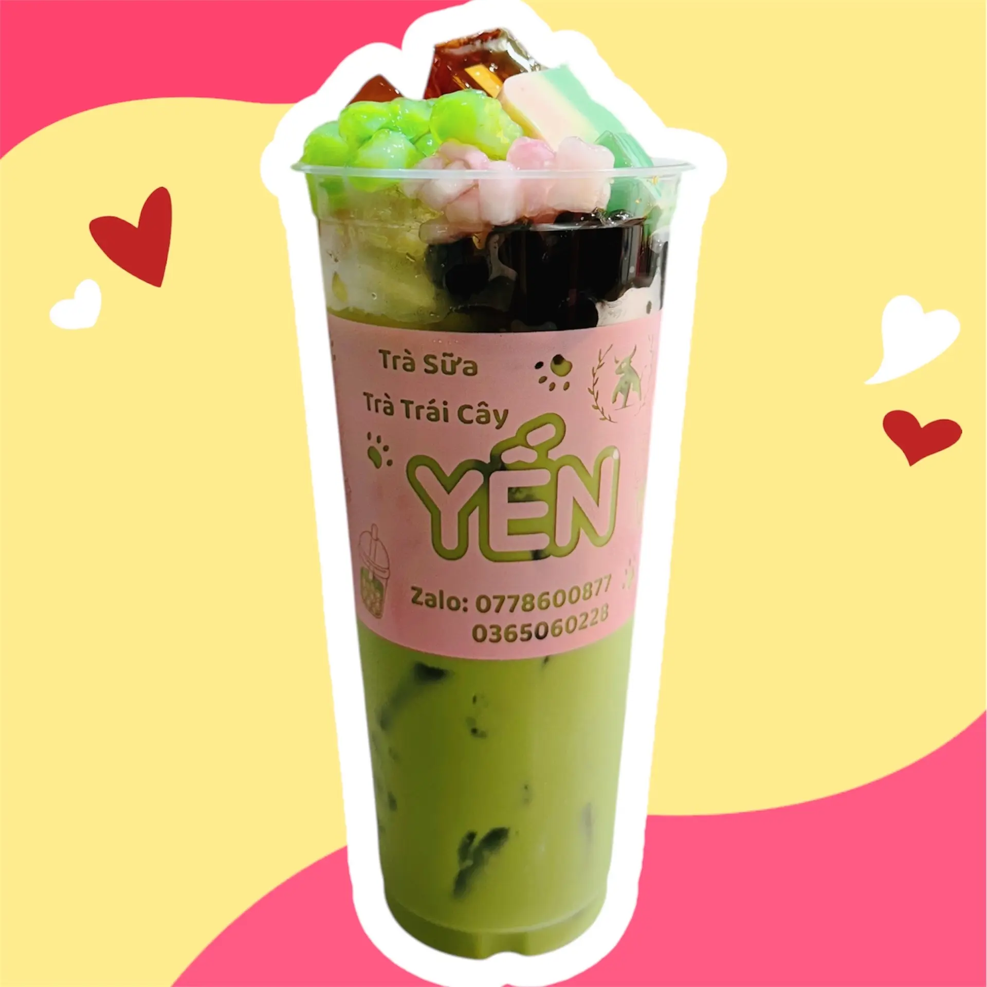 Hình ảnh Thái Xanh Fulltopping 700ml