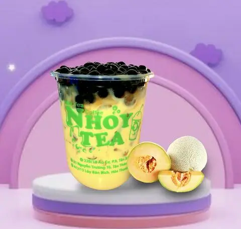 Hình ảnh Trà Sữa Sốt Dưa Lưới Thơm Dịu