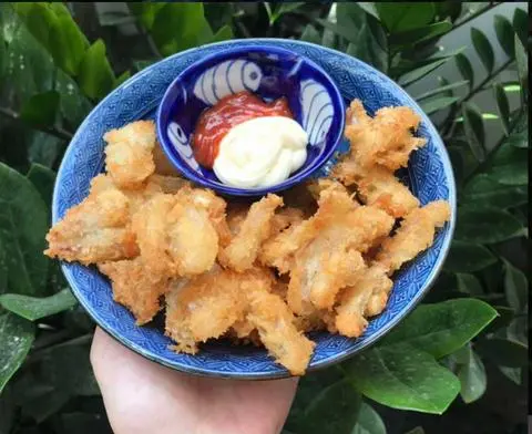 Hình ảnh Cá mai lăn bột chiên xù