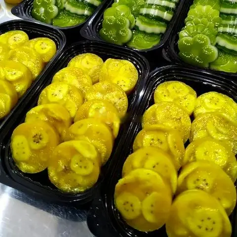 Hình ảnh Bánh chuối hấp cốt dừa