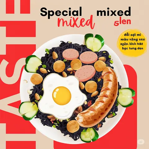 Hình ảnh Mì Trộn Tương Đen Đặc Biệt/Signature Black Bean Noodles