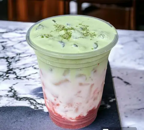 Hình ảnh Matcha dâu 