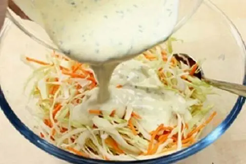 Hình ảnh salad thêm + sốt mè rang