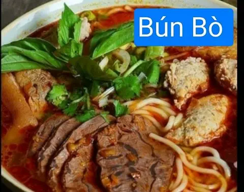 Hình ảnh Bún bò thịt
