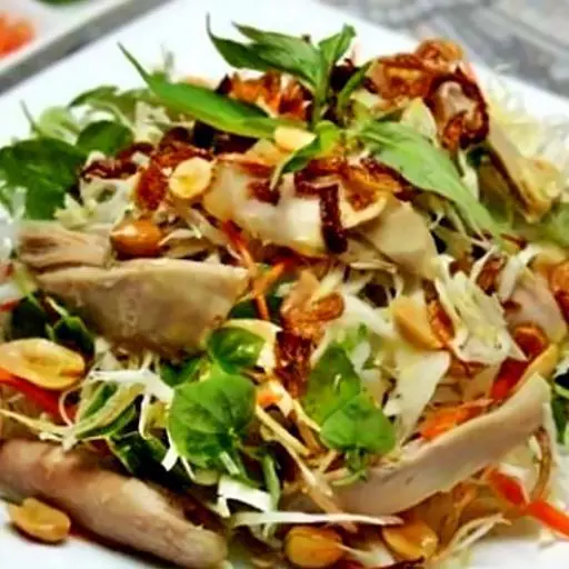 Hình ảnh Gỏi vịt góc tư