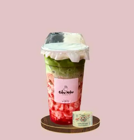 Hình ảnh Matcha Latte Dâu - 700ml
