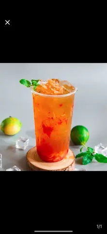 Hình ảnh Trà bưởi dâu tây