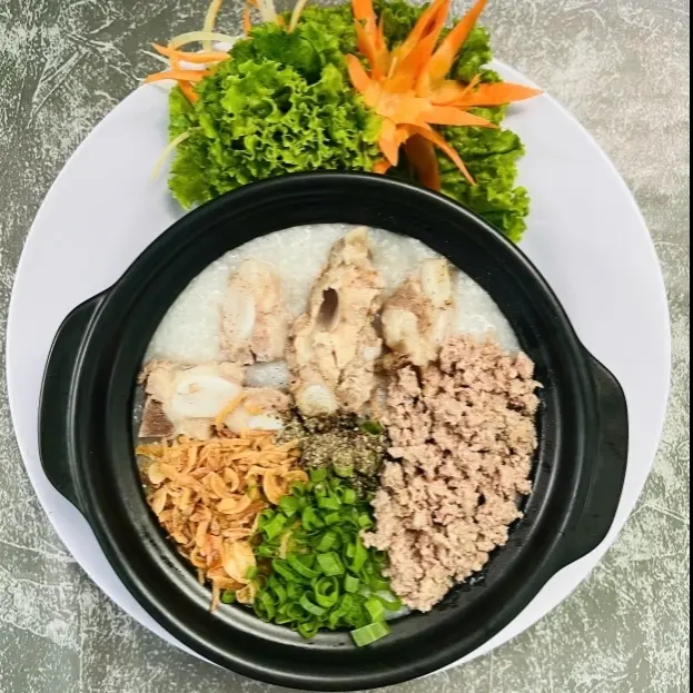 Hình ảnh Cháo Sườn Thịt Bằm 
