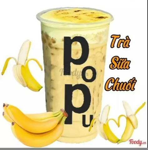 Hình ảnh Trà Sữa Chuối  Kem Trứng Nướng