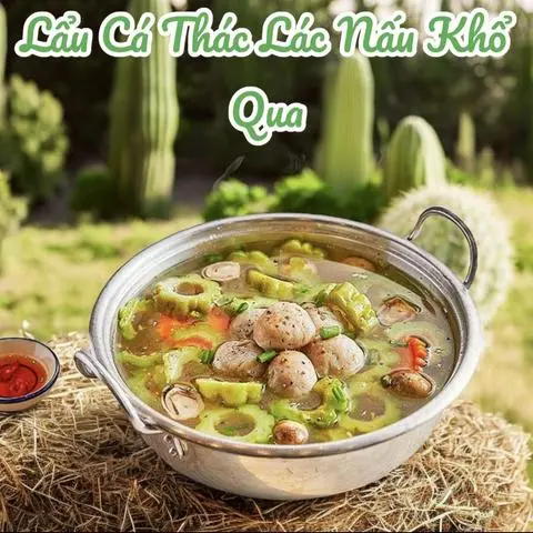 Hình ảnh Lẩu cá thác lác nấu khổ qua