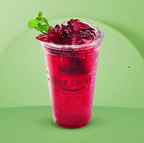 Hình ảnh Trà hoa hibiscus dâu tây