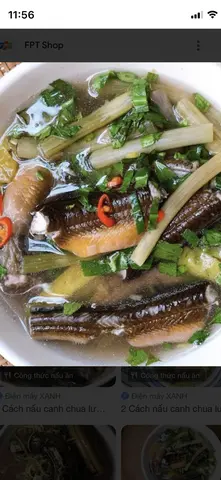 Hình ảnh canh chua lươn