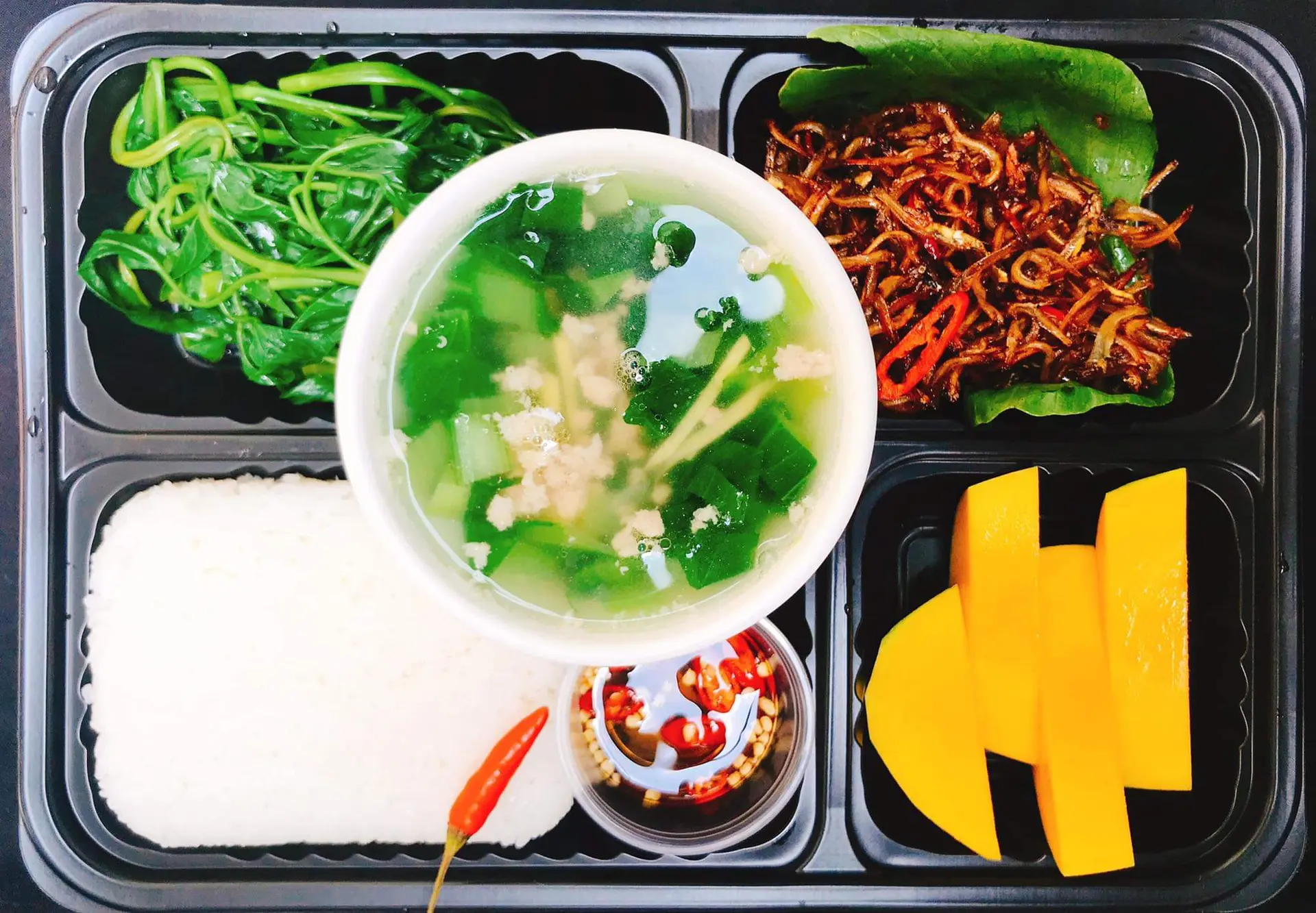Hình ảnh Combo 1 : Combo cơm cá cơm sữa rim mặn
