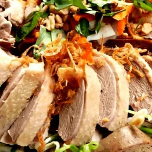 Hình ảnh Gỏi vịt - cháo - 1 người