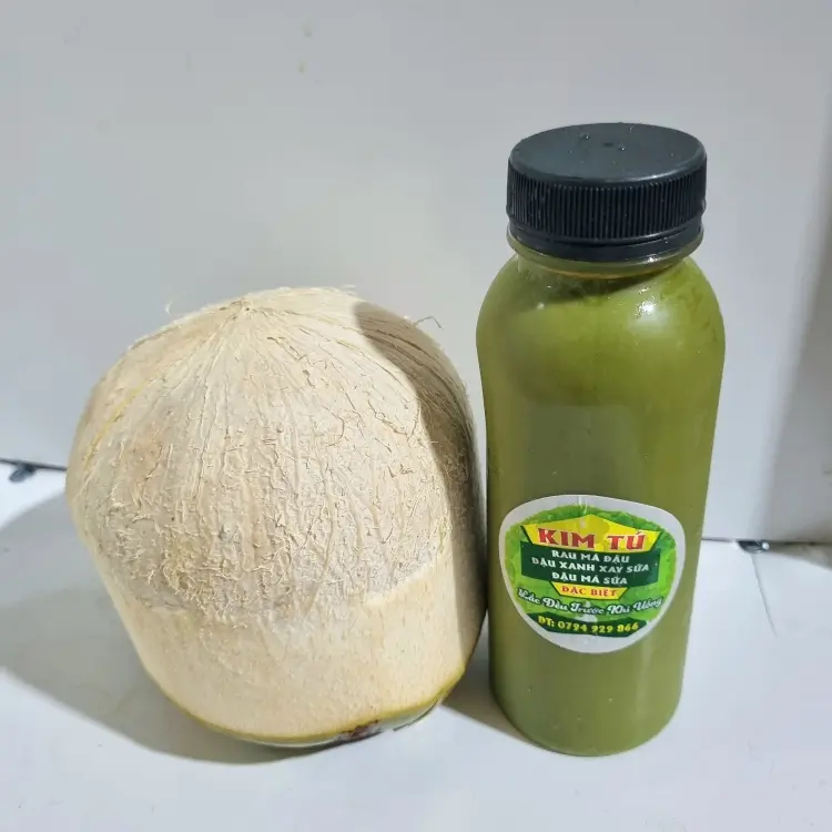 Hình ảnh rau má nước dừa tươi 