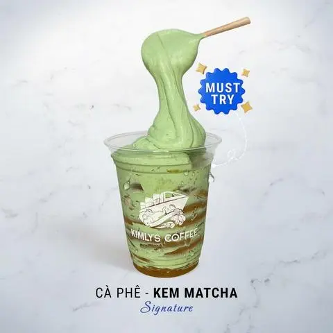 Hình ảnh Cà phê kem matcha dẻo - món mới