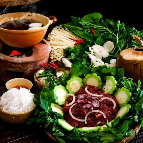 Hình ảnh Bò nhúng nước dừa