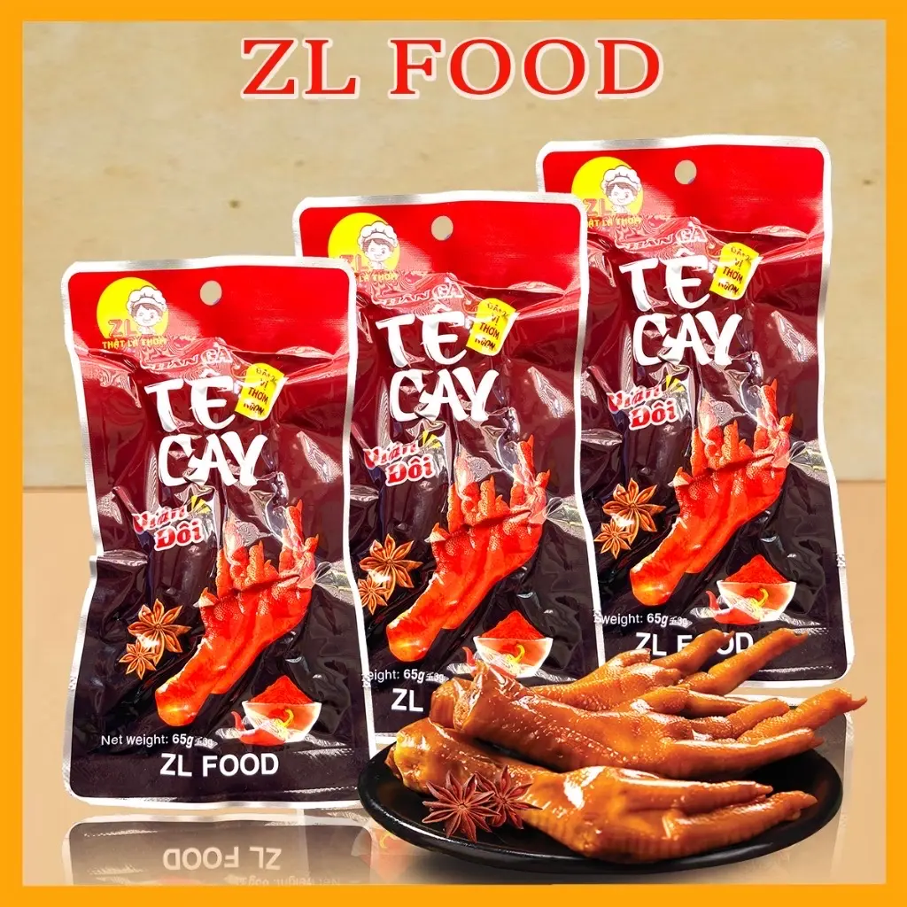 Hình ảnh 1 Cái Chân Gà Tê Cay Đỏ -50g
