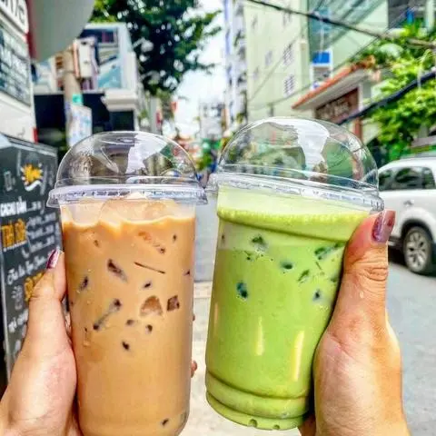 Hình ảnh Trà sữa thái xanh