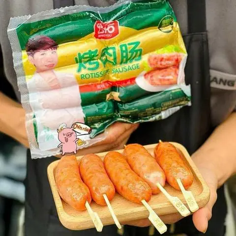 Hình ảnh Lạp Xưởng Nướng Đá - Xúc Xích Tươi Nội Địa Trung 700g