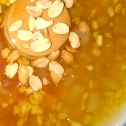 Hình ảnh Chè bưởi mix bánh flan