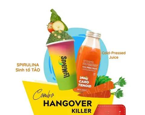 Hình ảnh Hangover Killer Combo (Dịu Cơn Say, Khỏe Gan Thận)