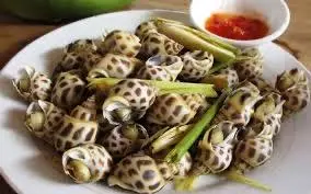 Hình ảnh ốc hương hấp sả 