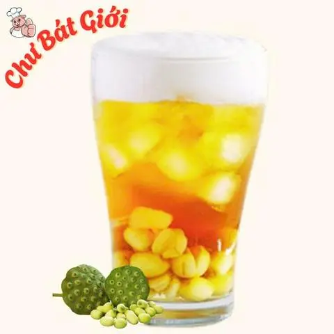 Hình ảnh Trà Ô long sen vàng kem muối
