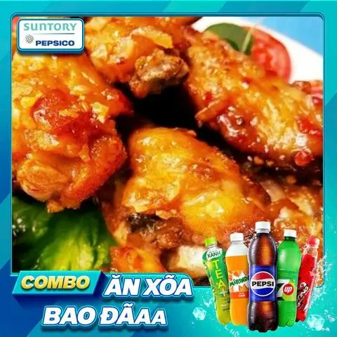 Hình ảnh Combo Cơm gà chiên nước mắm + pepsi