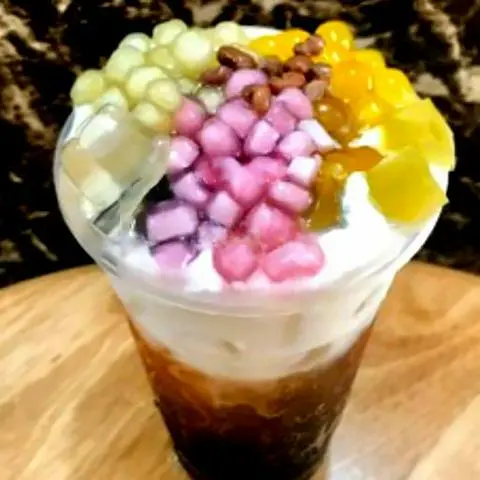Hình ảnh Hồng Trà Full Topping - 700ml