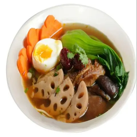 Hình ảnh Mì tiềm rau nấm kèm 1 nước 