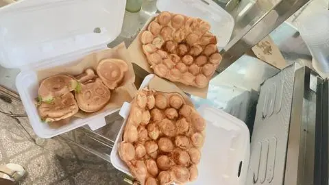 Hình ảnh Trứng gà mix p.mai am + kim sa + lava