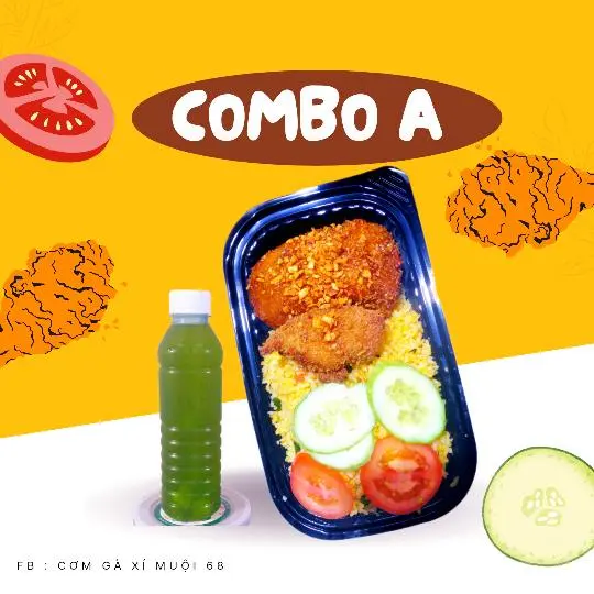 Hình ảnh CƠM GÀ NƯỚC TƯƠNG TỎI + TRÀ TẮC XANH 
