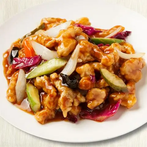 Hình ảnh Thịt chiên chua ngọt tangsuyuk
