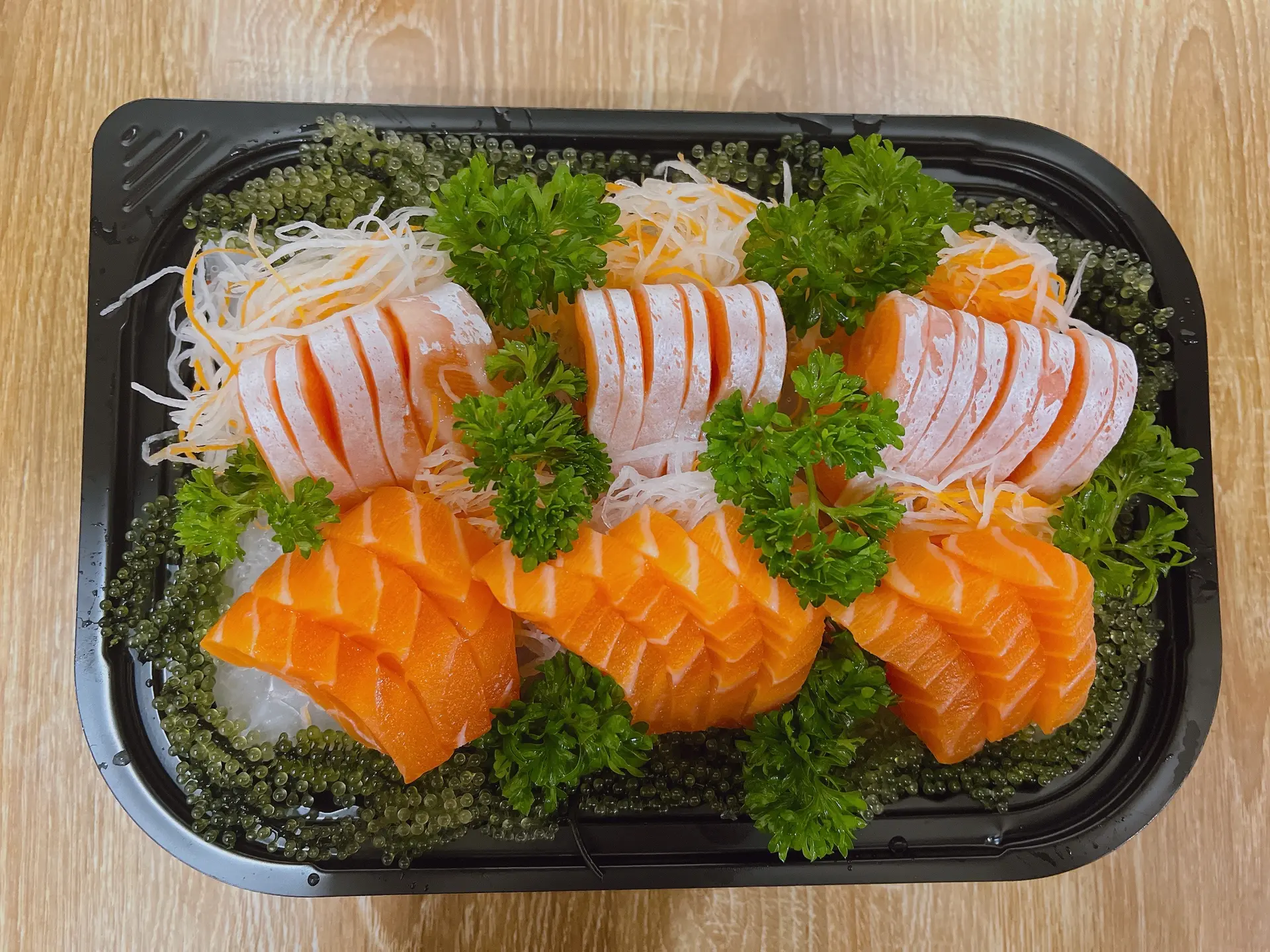 Hình ảnh Combo sashimi cá hồi - bụng cá hồi Nauy (lớn)