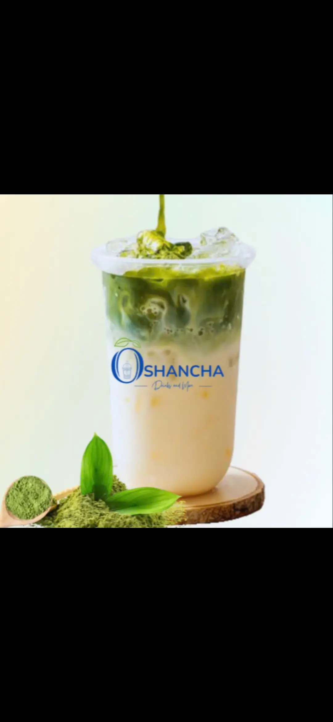 Hình ảnh Latte matcha chuối size 700ml