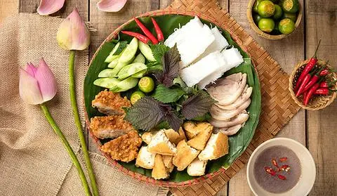 Hình ảnh Bún đậu mắm tôm chả cốm