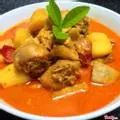 Hình ảnh Bánh mì cari gà