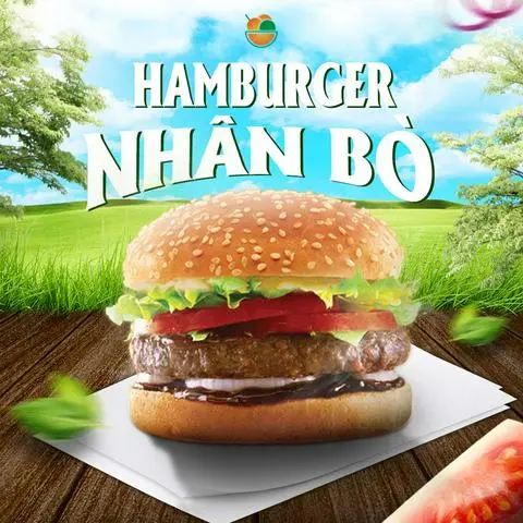 Hình ảnh Burger Bò
