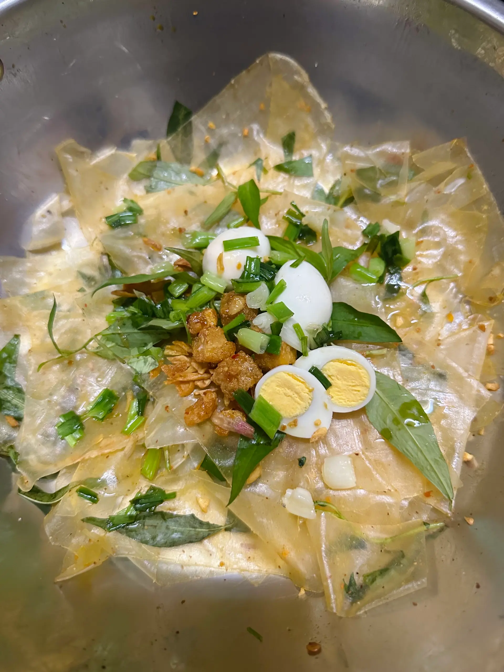 Hình ảnh Bánh Tráng Sate Mỡ Hành Tóp Mỡ Rim