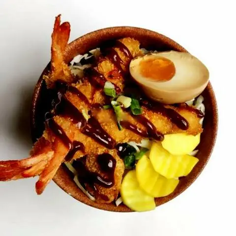 Hình ảnh Mì udon khô tôm chiên