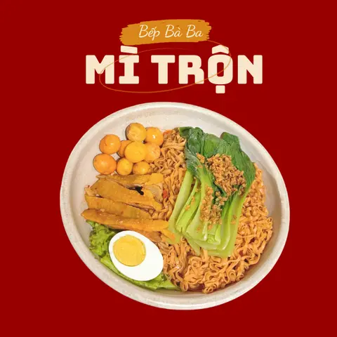 Hình ảnh Mì trộn gà xé - trứng non