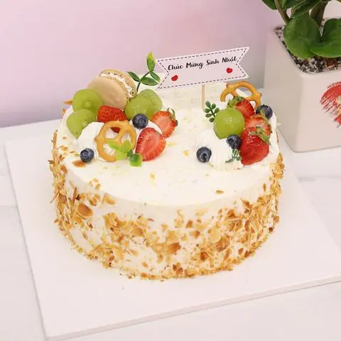 Hình ảnh Bánh Kem Bắp Hiện Đại Sang Trọng - Size 18cm