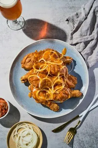 Hình ảnh Đùi gà rán xốt Sriracha Mayo 